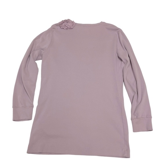 J Crew Lilac Flower Embellished Long Sleeve Button Front Cardigan Sz M - Picture 2 of 8